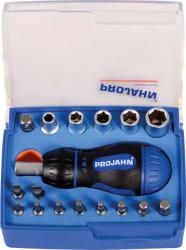 1/4&#34; Stubby Universal Bit Box 23tlg mit Stubby Ratschenschraubendreher und Sechskantsteckn&#252;ssen   