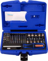 1/4&#34; Bit Box mit markierten Bits 60tlg inkl. Ratschenschraubendreher mit Bitfach   