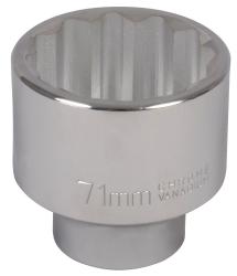 1&#34; Stecknuss 12kant 80 mm 