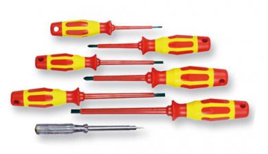 VDE Schraubendreher Satz 7tlg (Schlitz+PH) 