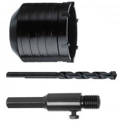 Schlagbohrkrone 82 mm+6-kant Aufnahme+Zentrierbo. 