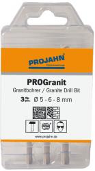 PROGranit Bohrer Satz 3-tlg. 5, 6, 8 mm 