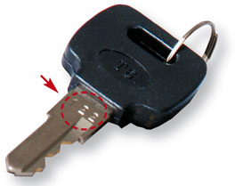 Schl&#252;ssel Nr. 133 zu Werkstattwagen (1 St&#252;ck) 