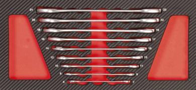 Doppelgabelschluessel Einlage 9tlg 