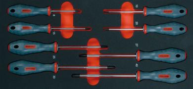 Schraubendreher Einlage &#34;TORX&#34; 8tlg 