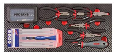 Praezisionswerkzeug Einlage 45tlg 