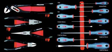 Schraubendreher und Zangen Einlage 13tlg zu 5902 