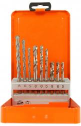 Bohrer Satz Stahl/Stein/Holz 6kt Schaft 9tlg 