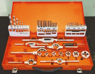 Gewinde Schneidzeug Satz HSS-G 44tlg M3-M12 