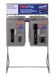 Thekendisplay PROLUMAX Taschenlampen 18-teilig 