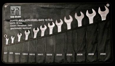 Gabelschlüsselsatz 12 tlg., 6 - 32 mm  