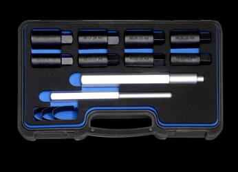 Felgenschloss-Ausdrehset 10 teilig mit Hülsen von 16,8 -23,8 mm im Koffer  