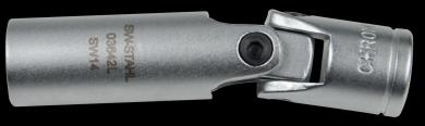 Kerzenschlüssel Kardangelenk 14 mm, 3/8 Zoll  