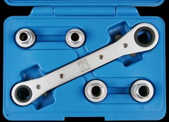 Stehbolzenauszieh- satz 5 teilig mit Ratschenschlüssel 