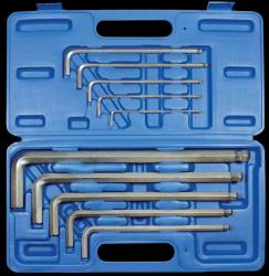 Innensechskant-Winkelsatz SUPERLANG 10 tlg., 3 - 17 mm 