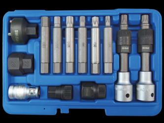Lichtmaschinen-Bitsatz 13 teilig, 1/2 Zoll Antrieb 