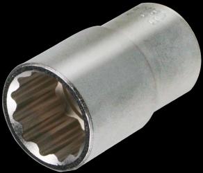 Steckschlüsseleinsatz 12-kant, 13 mm, 1/2 Zoll  