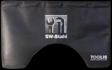 Kotflügelschoner schwarz/silber 