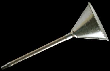 Metalltrichter mit Flex- auslauf, 145 mm Durchm.  