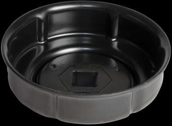 Ölfilterglocke  12,5 mm (1/2") 76 mm, 6 Rillen 