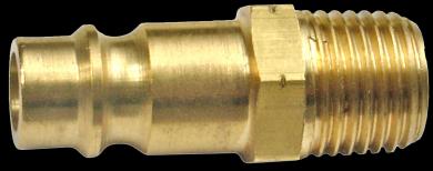 Druckluft Stecknippel DN 7, 2 Außengewinde 1/2" 