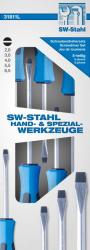 Schraubendrehersatz 5 teilig; Schlitz 2,3,4, 5,5+6,5 