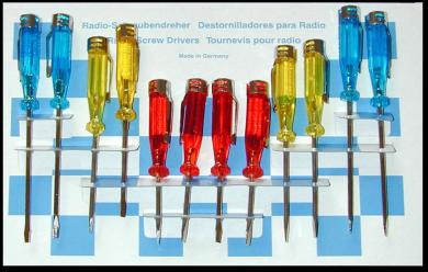 Radio Schraubendreher mit Metallclip 12-teiliger Satz 
