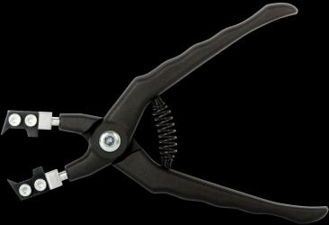 Achsmanschettenzange für stufen- und ohrenlose  Spannschellen  