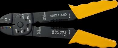Kabelschuhklemmzange für isolierte Verbinder  