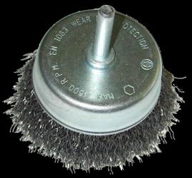 Stahldraht-Topfbürste 50 mm, grob für Bohrmaschinen  