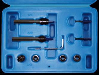 Schweisspunkt-Bohrfräser Satz 8 tlg. 3/8"+5/16" 