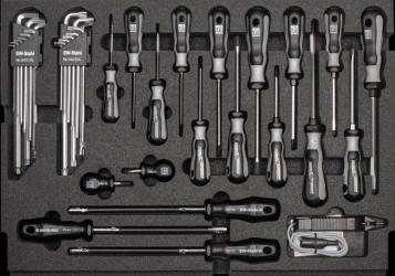 Werkstattwagen- sortiment Schraubendreher 