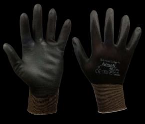 Nylon Feinstrickhand- schuh, PU beschichtet Gr.9, 10 Paar Sparpaket 